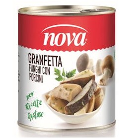 FUNGHI 'GRANFETTA' CON PORCINI GR.800